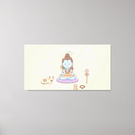 Impressão Em Tela Senhor Shiva