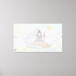 Impressão Em Tela Senhor Shiva
