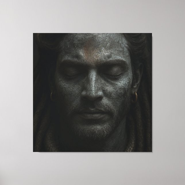 Impressão Em Tela Senhor Shiva (Frente)