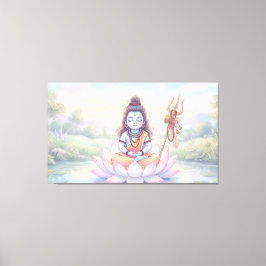 Impressão Em Tela Senhor Shiva