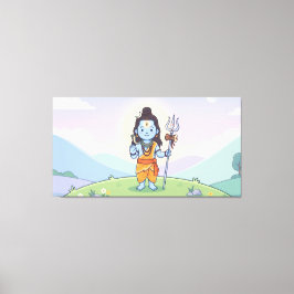 Impressão Em Tela Senhor Shiva