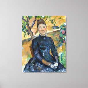 Impressão Em Tela Senhora Cézanne de Paul Cezanne no conservatório