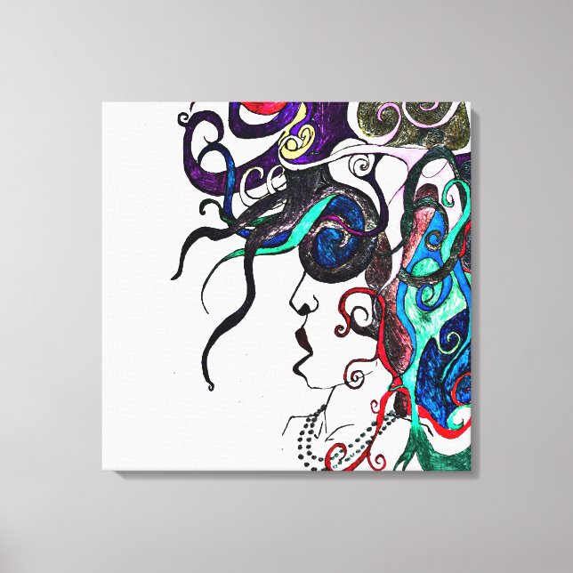 Impressão Em Tela Senhora da vida (Frente)