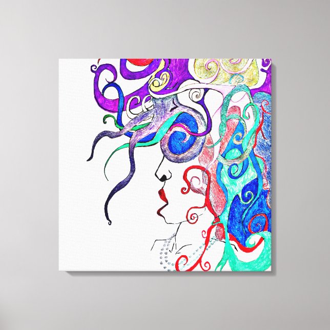 Impressão Em Tela Senhora da vida (Frente)