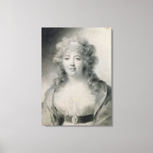 Impressão Em Tela Senhora de Stael 1810