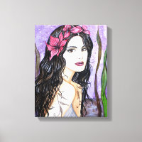 Senhora do Lago Fairy Tale Painting