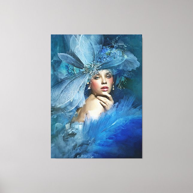 Impressão Em Tela Senhora Elegante (Frente)