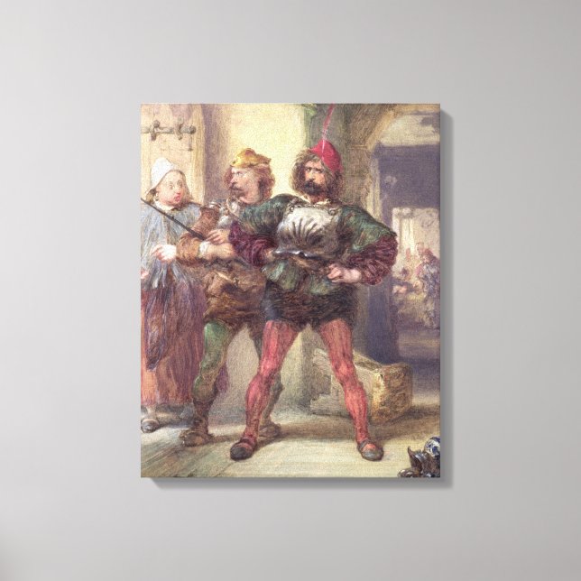 Impressão Em Tela Senhora Rápida, Nym e Bardolph (Frente)