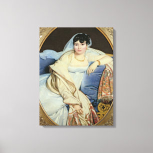 Impressão Em Tela Senhora Riviere Marie nee Francoise Jacquette