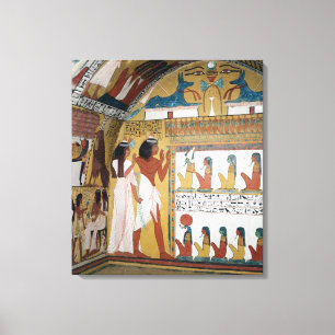 Impressão Em Tela Sennedjem e seu enfrentar da esposa NAO