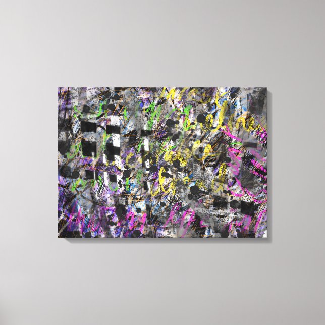 Impressão Em Tela Sentimentos escuros (Frente)