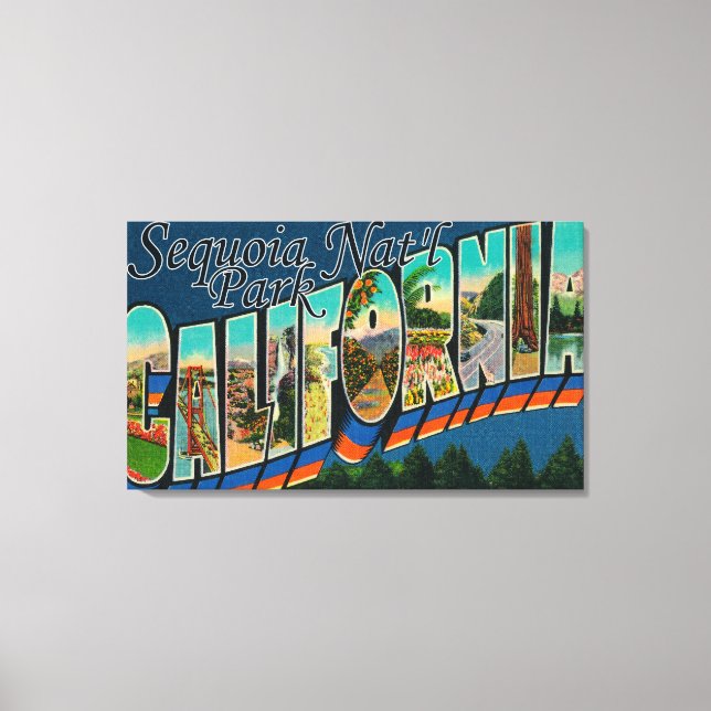 Impressão Em Tela Sequoia Nat'l Park, Califórnia (Frente)