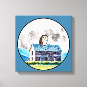 Impressão Em Tela Ser do Dia e da Noite