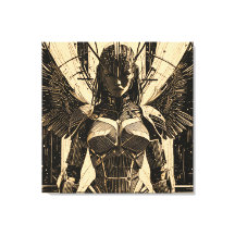 Seraph Engel in Steinrüstung - Geometrisch