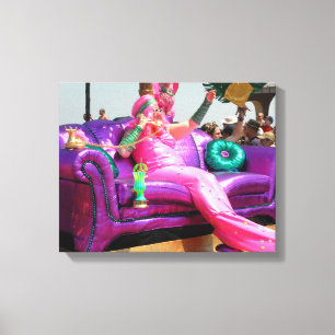 Impressão Em Tela Sereia Coney Island