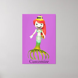 Impressão Em Tela Sereia Cuja Sereia É Gastante, Thunder_Cove