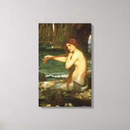 Impressão Em Tela Sereia por John William Waterhouse