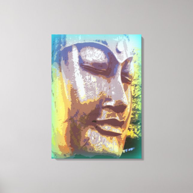 Impressão Em Tela serene buddha face (Frente)
