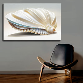 Impressão Em Tela Serene Coastal Seashell Wall Art Ocean Home Decor