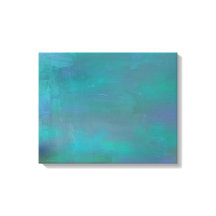 Serenidade abstrato Verde e Roxo