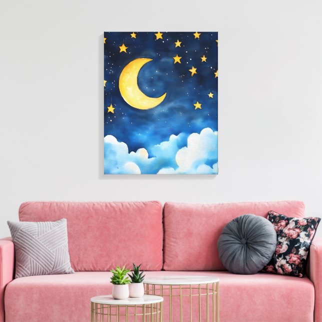 Impressão Em Tela Serenidade Celestial (Insitu(Sala de estar))