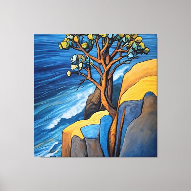 Impressão Em Tela Serenidade do Windswept (Frente)