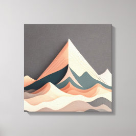 Impressão Em Tela Serenidade na Assimetria