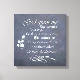 Impressão Em Tela Serenity Prayer Chalkboard Wall Art, escolha o tam