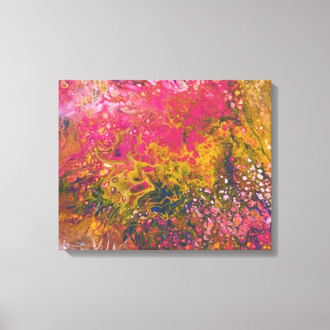 Impressão Em Tela Série 103 Crayon derretida como (Frente)