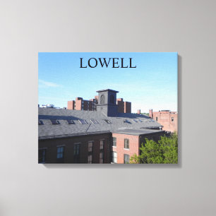 IMPRESSÃO EM TELA SÉRIE DA PARTE SUPERIOR DO TELHADO DE LOWELL
