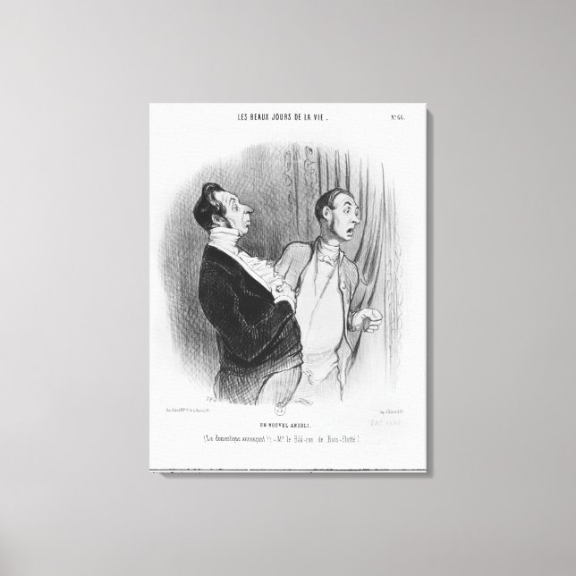 Impressão Em Tela Série "Les Beaux jours de la vie", Um novo (Frente)