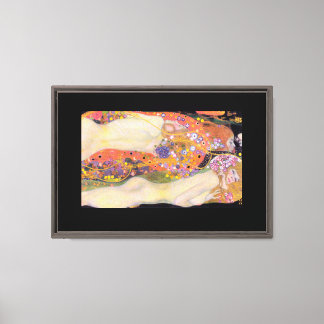 Impressão Em Tela Serpentes Aquáticas II de Gustav Klimt (1907) Tela