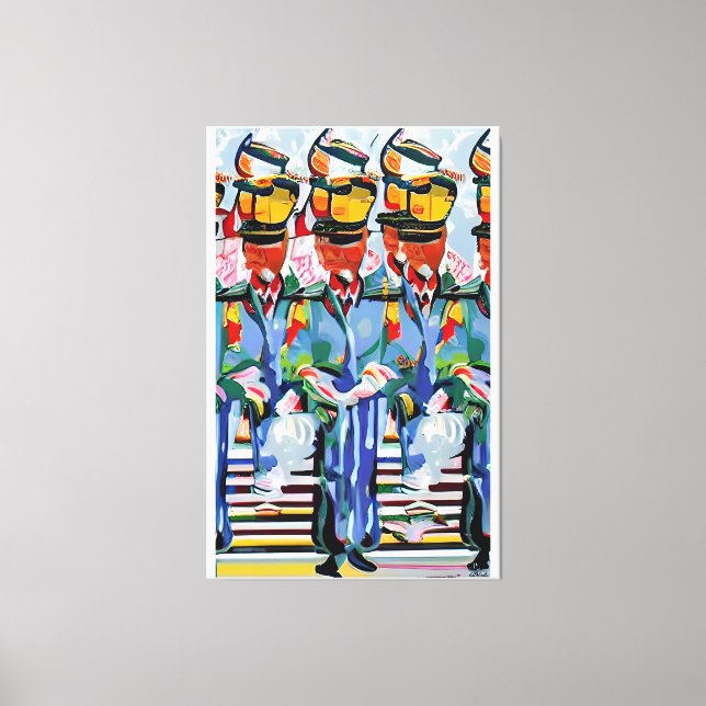 Impressão Em Tela Setenta e Seis Trombones (Frente)