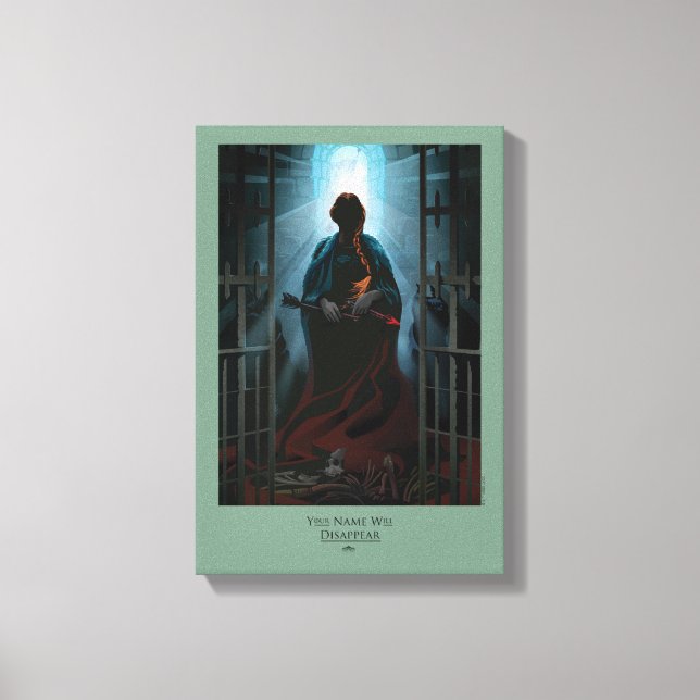 Impressão Em Tela Seu nome desaparecerá (Frente)