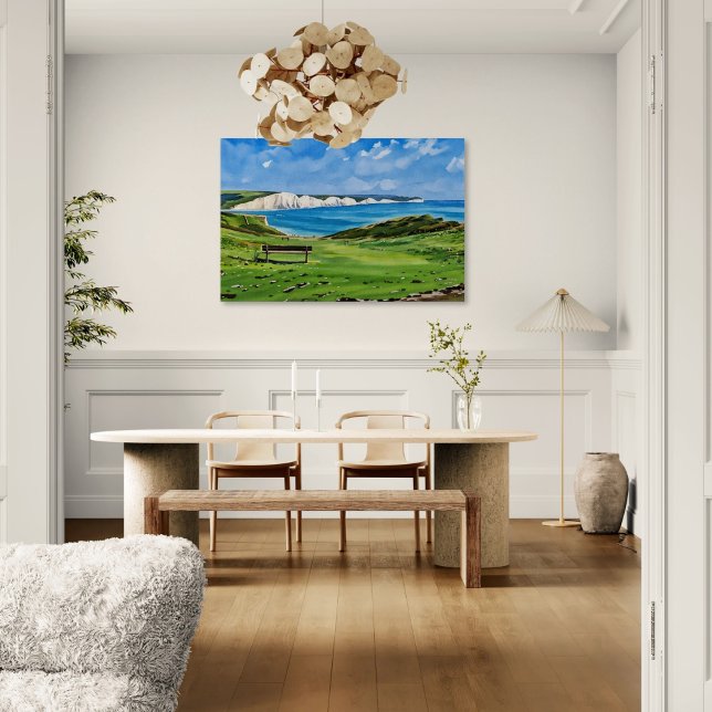 Impressão Em Tela Seven Sisters Cliffs (Criador carregado)