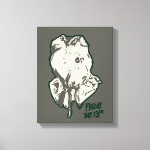 Impressão Em Tela Sexta-feira, 13   Jason Voorhees Burlap Sack