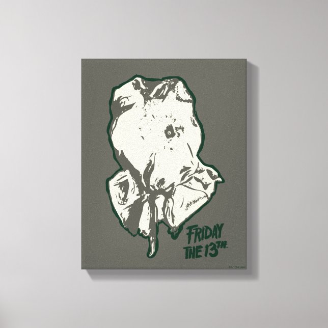 Impressão Em Tela Sexta-feira, 13 | Jason Voorhees Burlap Sack (Frente)