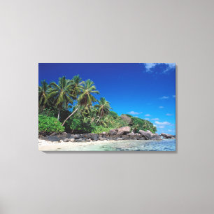 Impressão Em Tela Seychelles, Ilha de Mahe, Praia de Anse Royale. 2