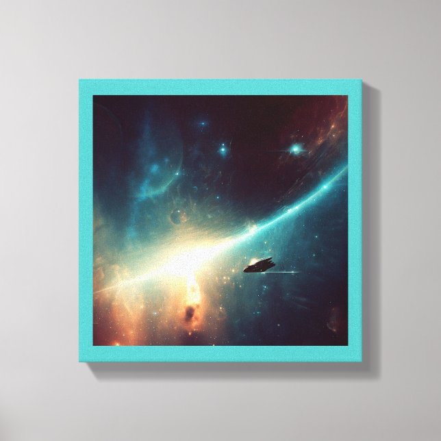 Impressão Em Tela SF - Ópera Espacial 2 (Frente)