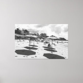 Impressão Em Tela Shadows of Summer Urban Beach Noir