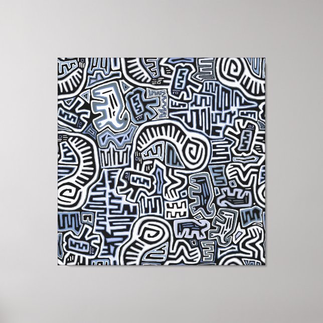 Impressão Em Tela Shaman Peyote Ritual Mola (Frente)