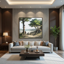 Impressão Em Tela Shared Horizon