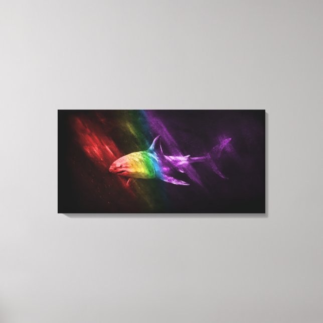 Impressão Em Tela Shark Pride (Frente)