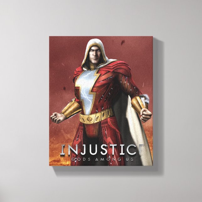 Impressão Em Tela Shazam (Frente)