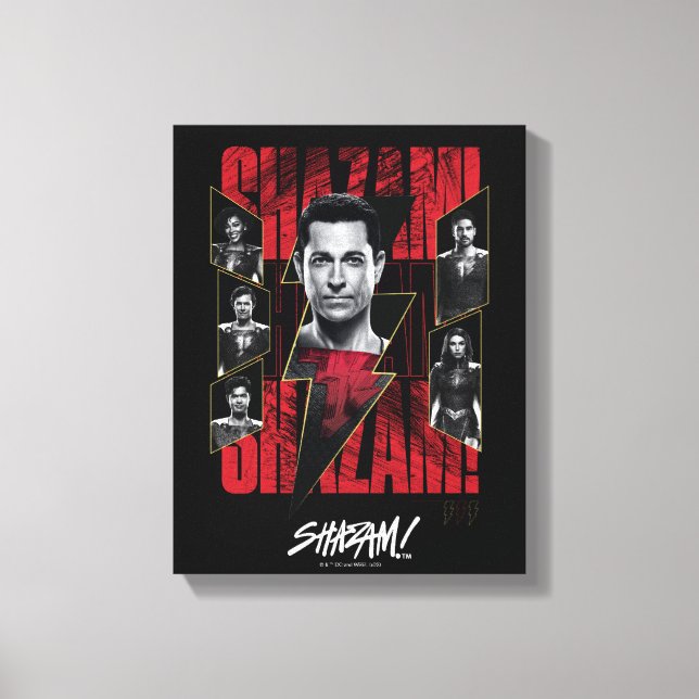 Impressão Em Tela SHAZAM! Fury of the Gods | SHAZAMily Group (Frente)