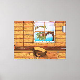 Impressão Em Tela Shed de Potting