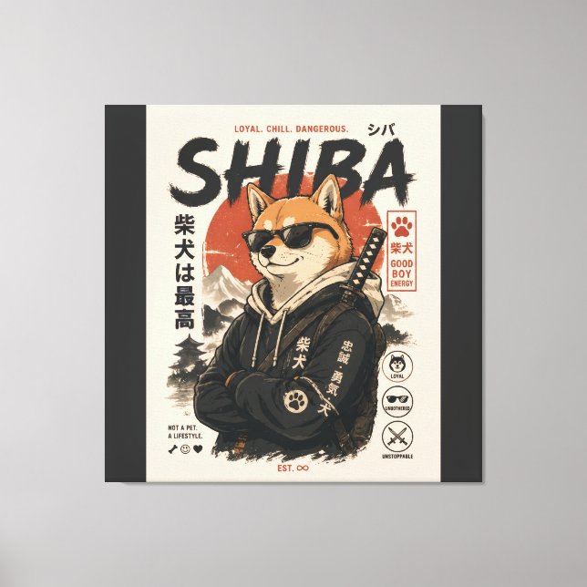 IMPRESSÃO EM TELA SHIBA O PROTETOR (Frente)