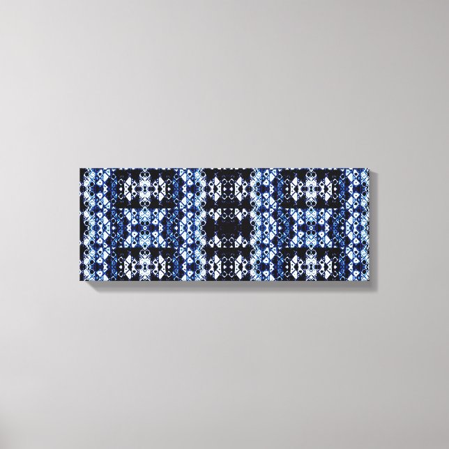 Impressão Em Tela Shibori - Impressão de tela de Abstrato (Frente)