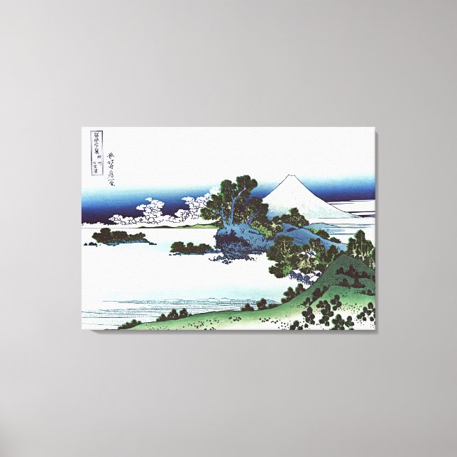 Impressão Em Tela Shichirihama na província de Sagami (Frente)