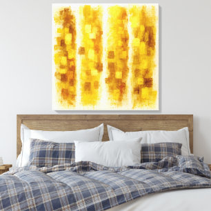 Impressão Em Tela Shimmer Dourado - Impressão de Tela Grande